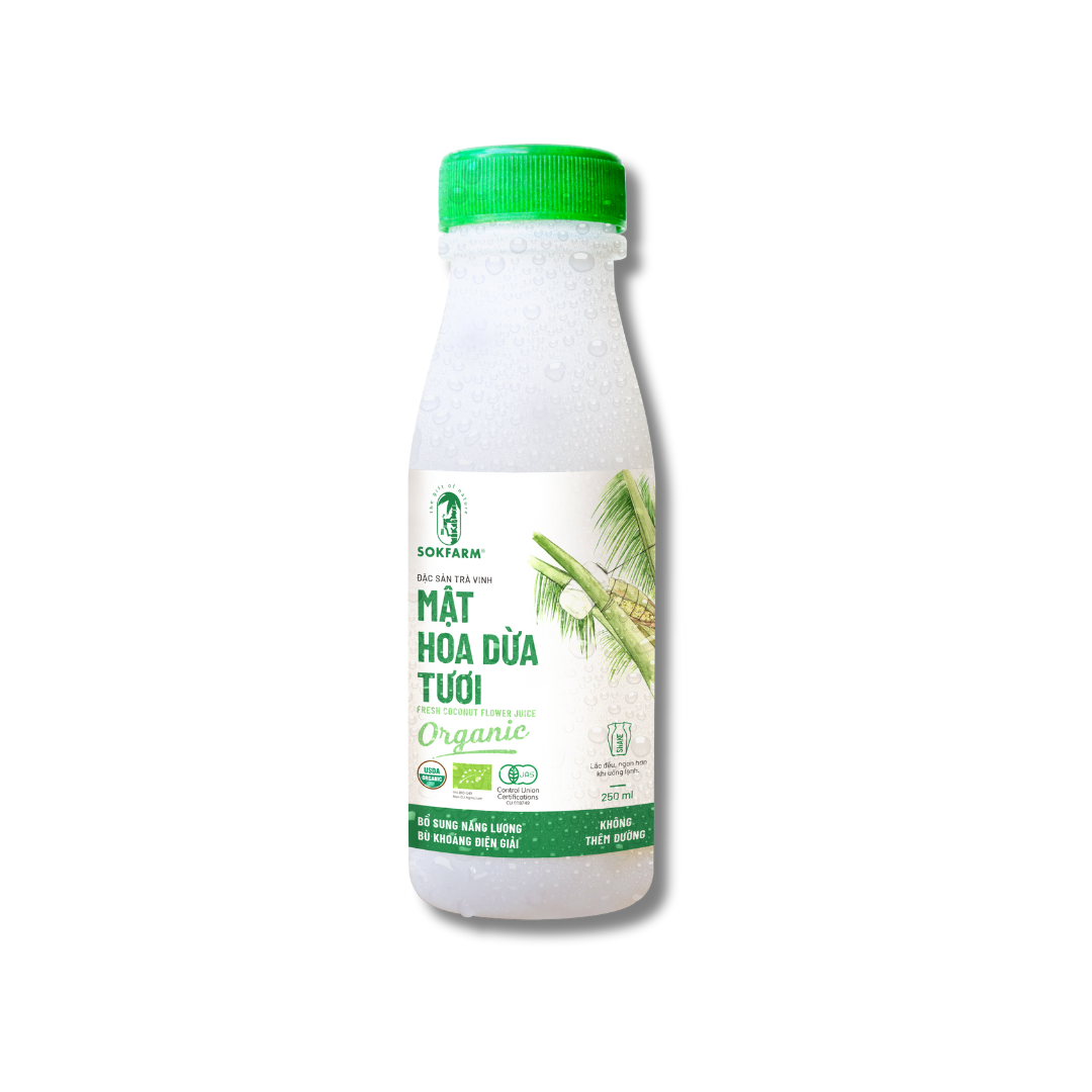 Sokfarm Organic Fresh Coconut Flower Nectar